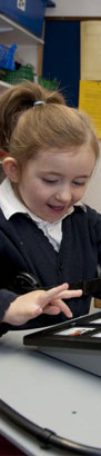 girl at desk