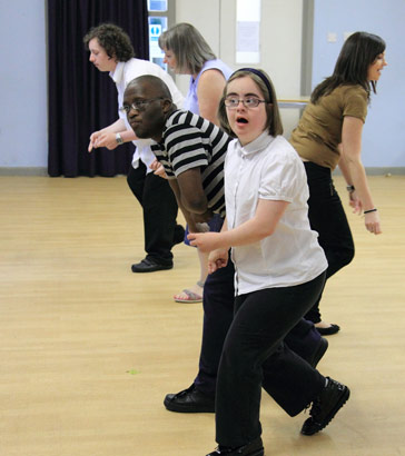 Children and teachers participating keenly