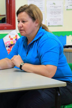 Two teachers discussing