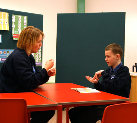 Teacher and pupil discuss and plan change
                  strategies