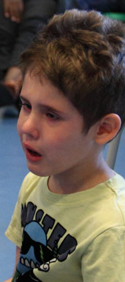 Close up of the boy