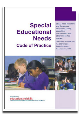 SEN Code Of Practice Cover