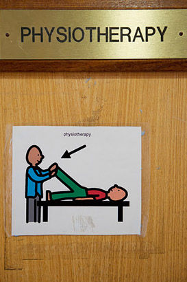 A physiotherapy sign
